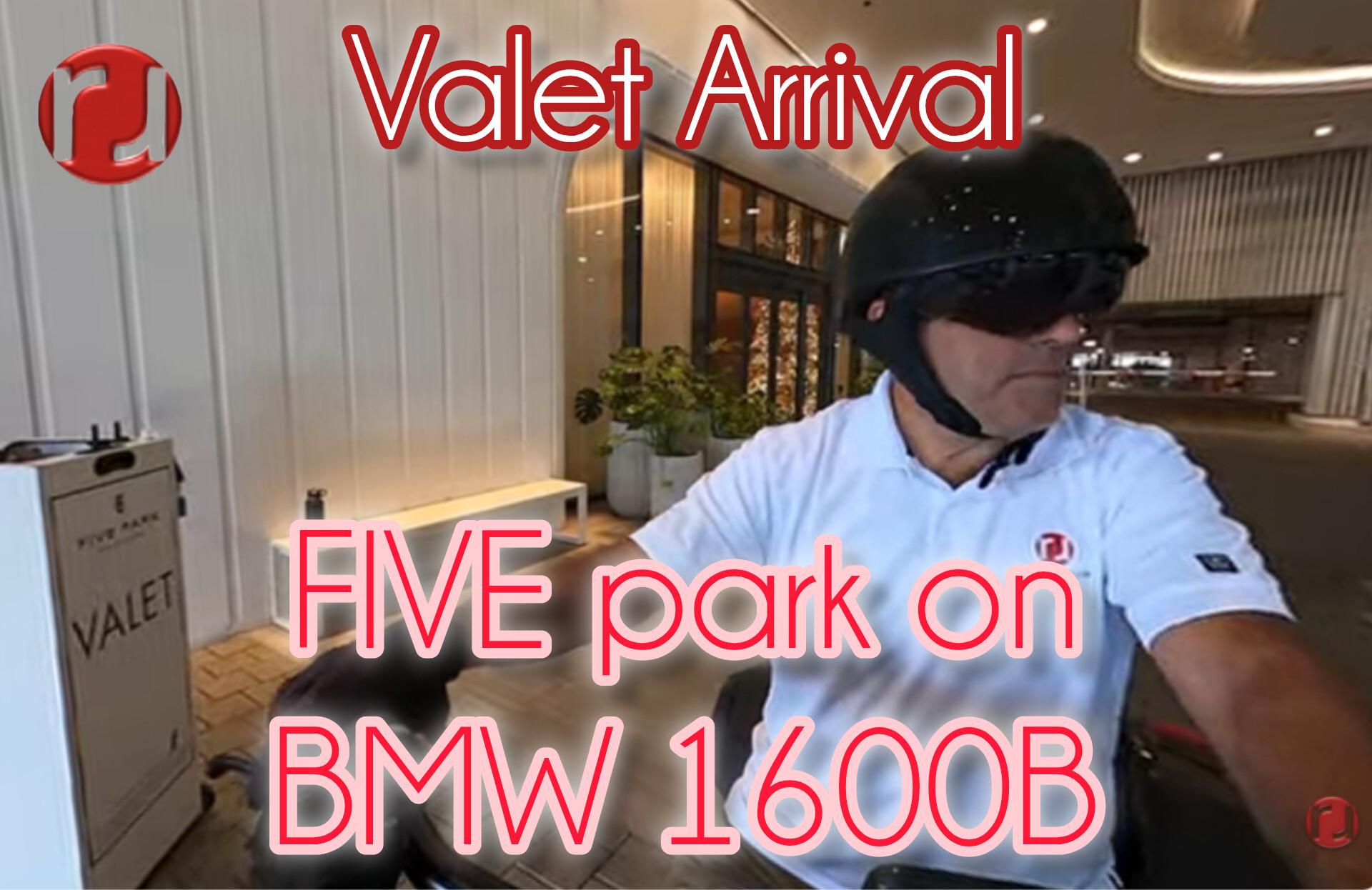 All-Black BMW K1600B Valet Arrival at Five Park Miami Beach | 360° Luxury (Part 2/4)