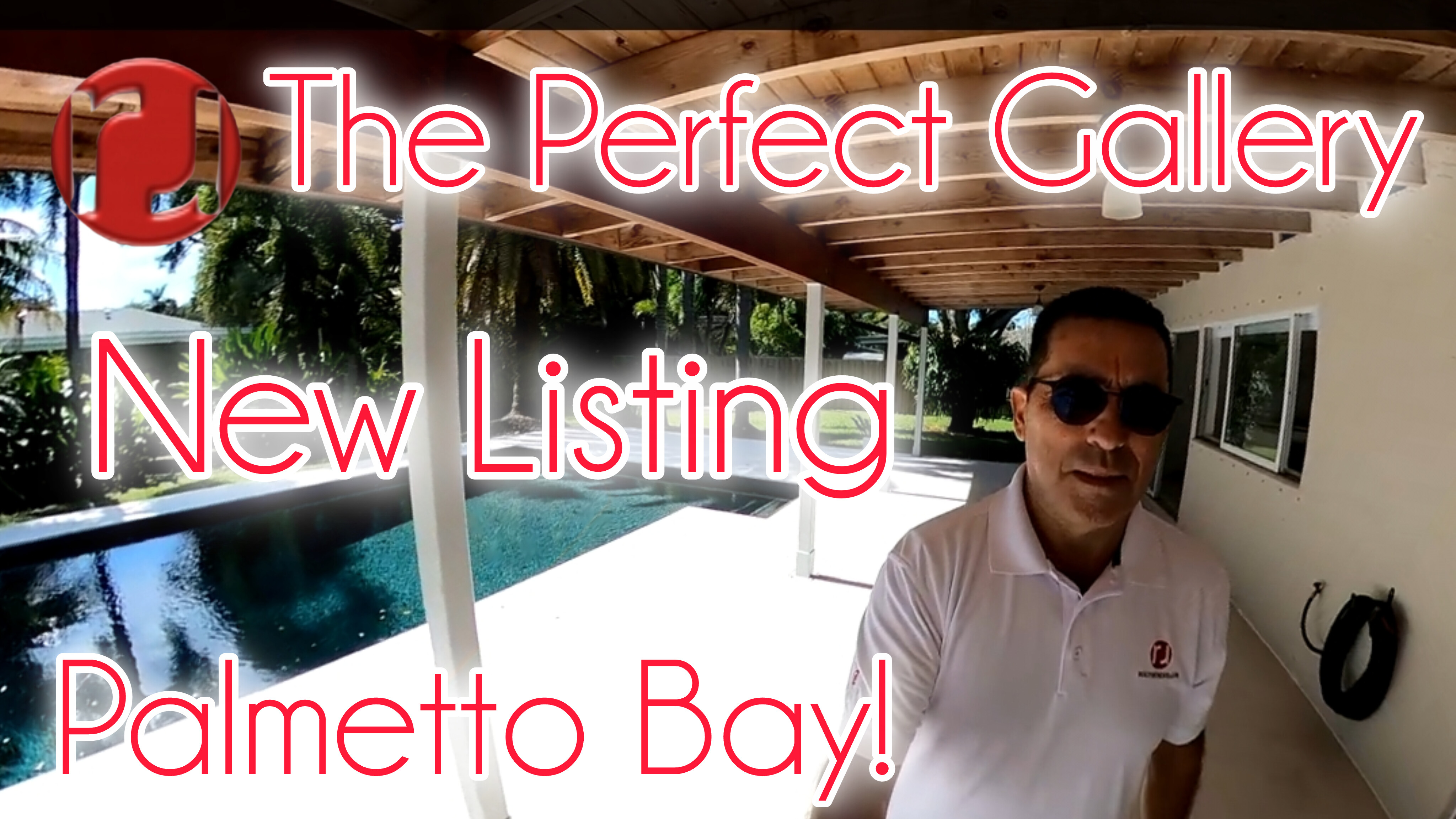 Silent 360° Exterior Tour: Shaded Gallery & Pool Oasis at 8420 SW 179th St, Palmetto Bay!