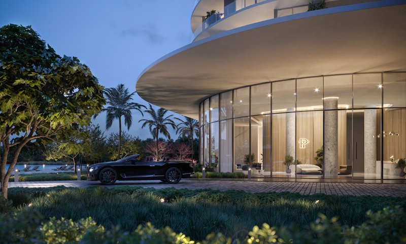 One Park Tower Entrance Lobby