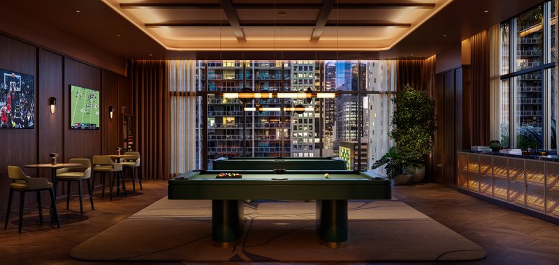 Viceroy Brickell Billiard Lounge
