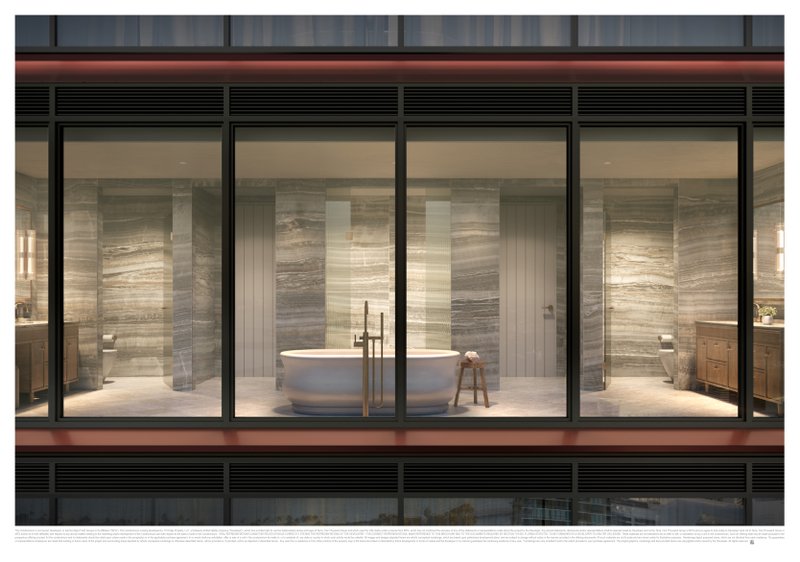 Villa Miami Primary Bathroom Hummingbird View