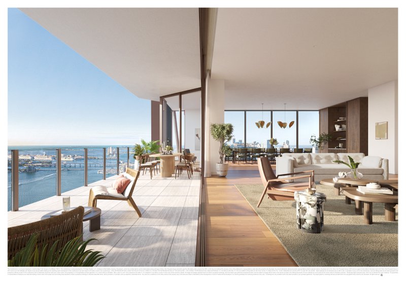 Villa Miami Living Balcony