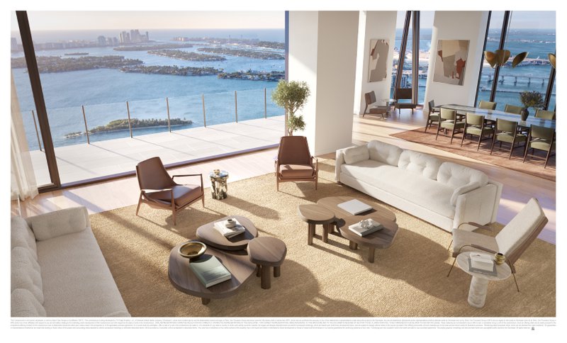 Villa Miami Living Birdseye View